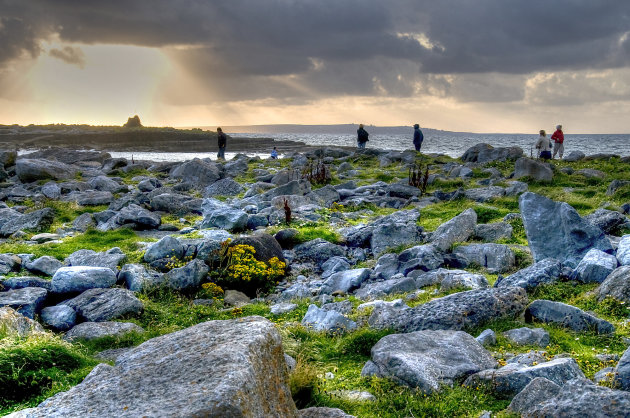 zicht op Aran Islands