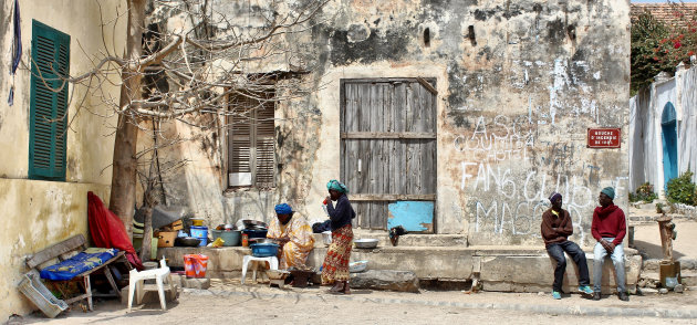 Straatbeeld Ile de Gorée