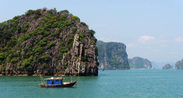 Uitzicht in Bai Tu Long Bay