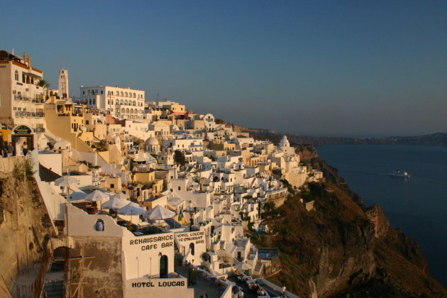 Thira op de caldeira