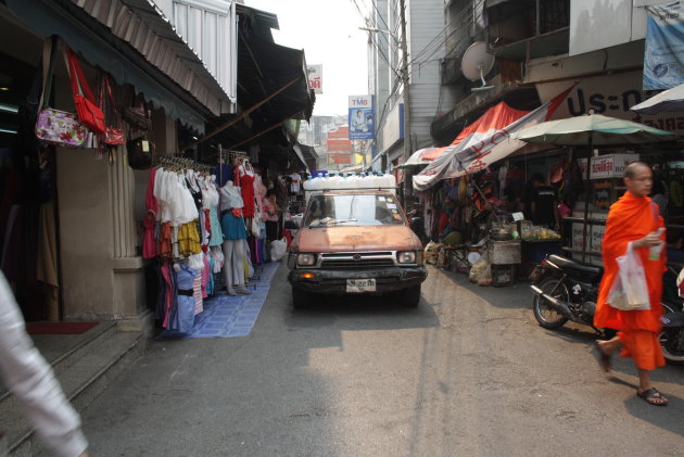 Monk in the streets of Chiang Mai