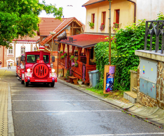 straatje in Hluboka