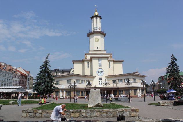 raadhuis van Ivano Frankivsk