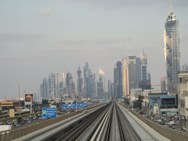 Gotham city railway in Dubai