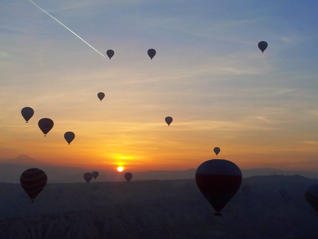 Ballonvaart Goreme bij zonsopgang