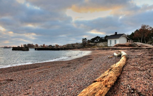 Hanko kust Finland