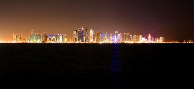 skyline in the desert