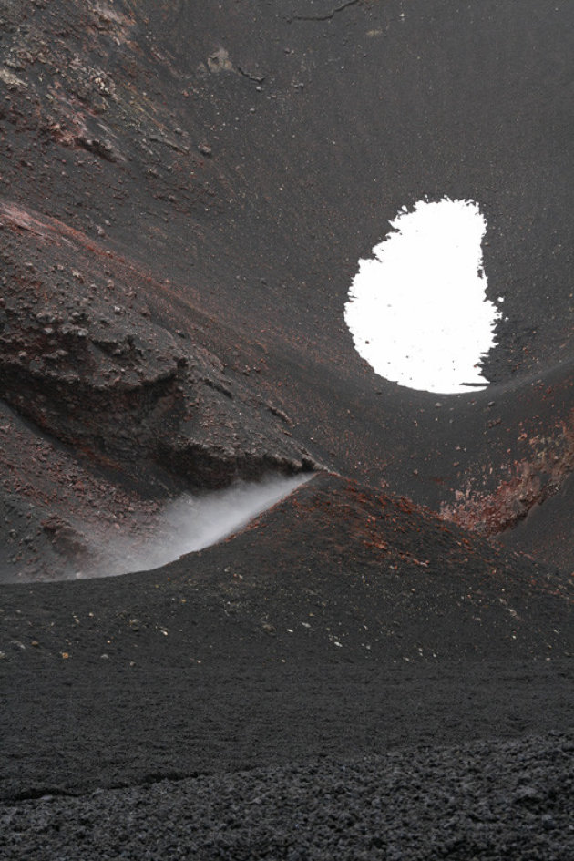 Lava, sneeuw en stoom