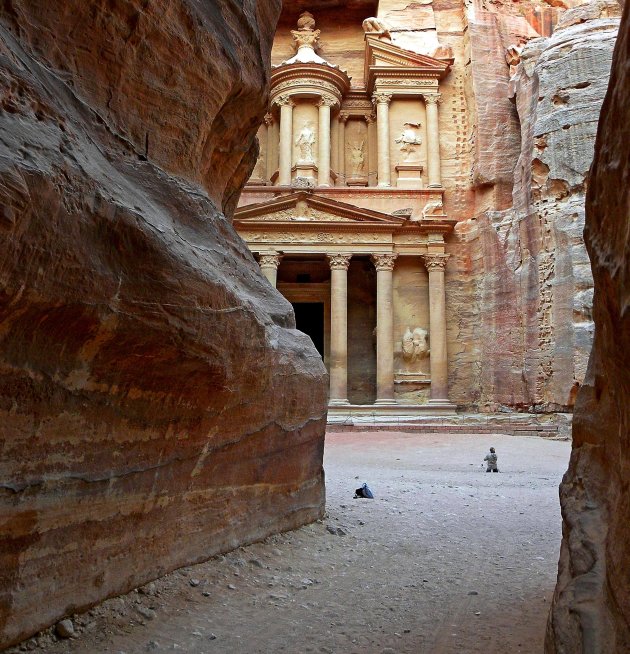 Lichtval in Petra