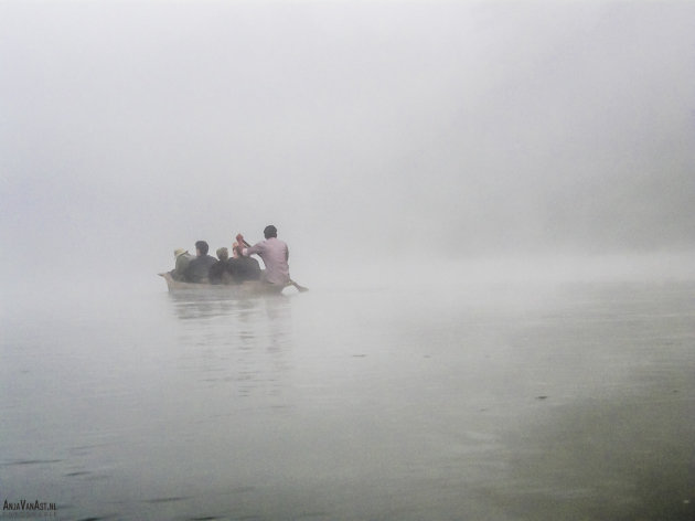 Kano in de mist