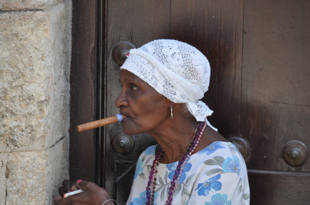 Rokende vrouw