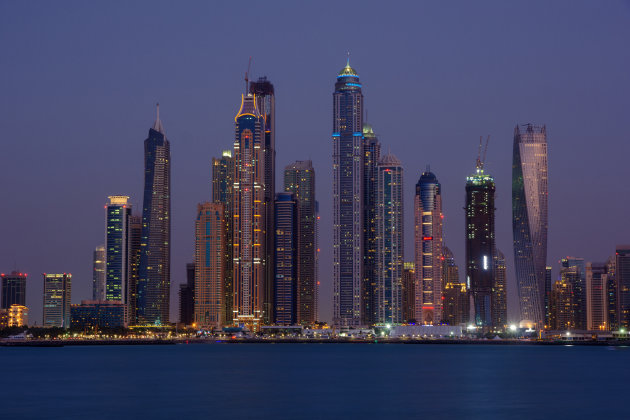 Dubai Marina avond