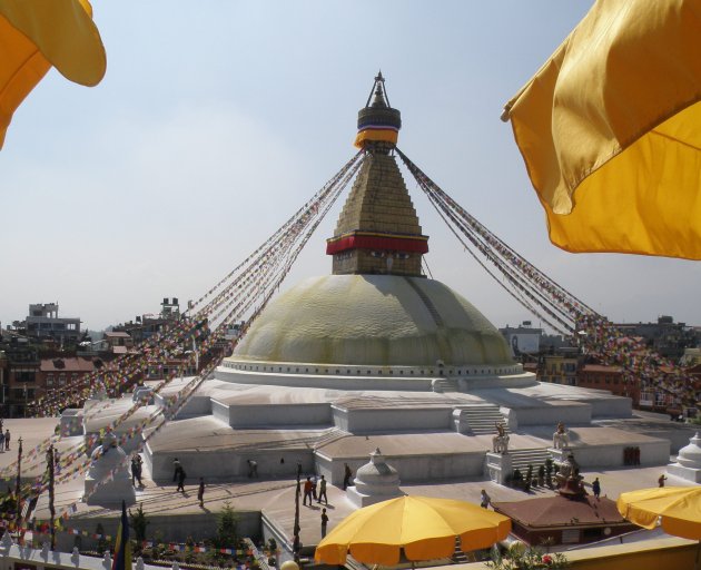 ogen van grootste stupa