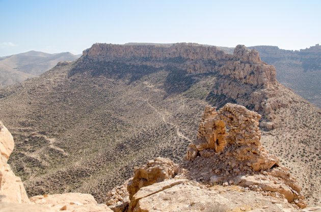 Landschap rondom Ksar Hallouf