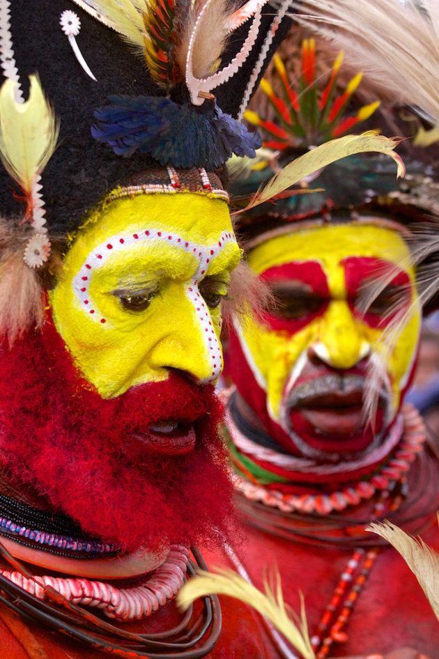 Kleurrijk festival in Goroka