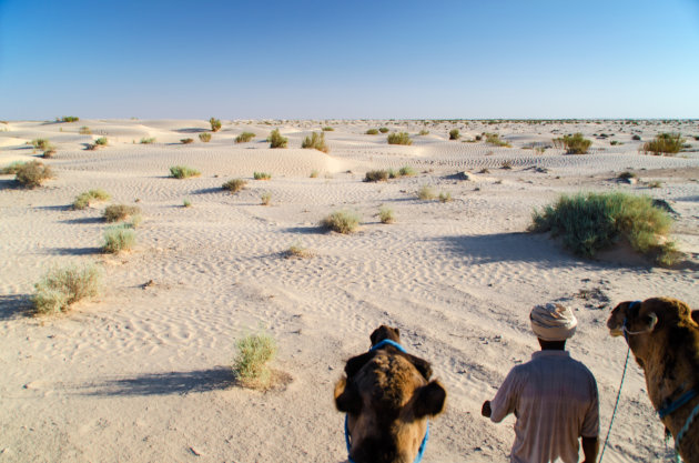 Al deinend door de Sahara