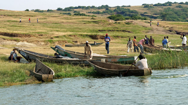 Ga varen op het Kazinga kanaal