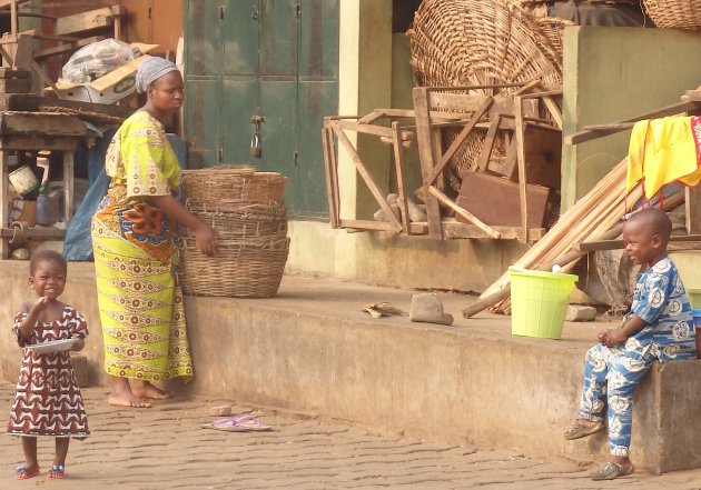 Straatje in Porto Novo