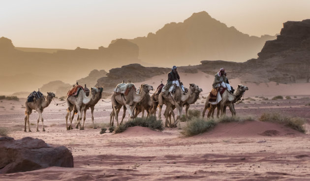 Zonsondergang Wadi Rum