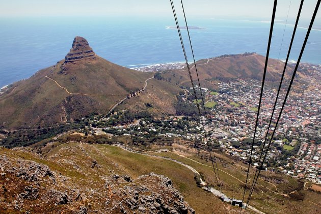 Zicht vanaf de Tafelberg