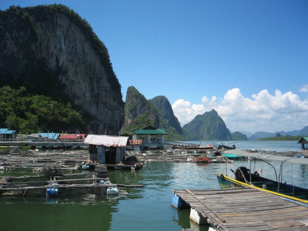 Muslim fishing village