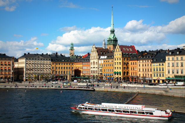 Zicht op Gamla Stan