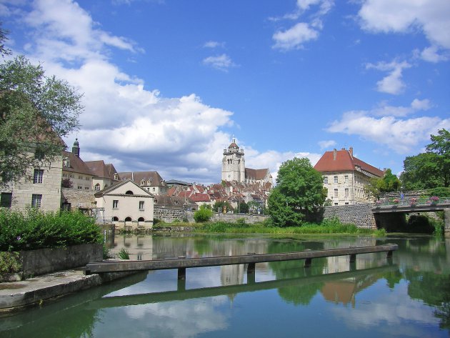 fietsen langs de Doubs