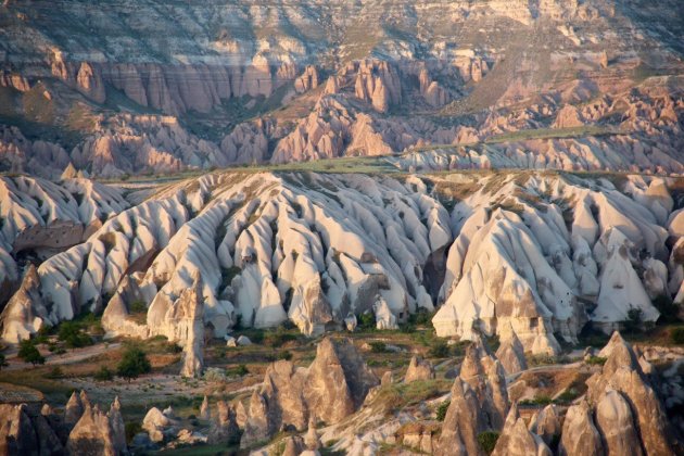 Zonsondergang plaatsen in Cappadocië