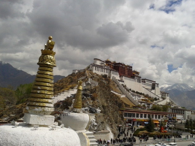 Fotoplek voor de Potala