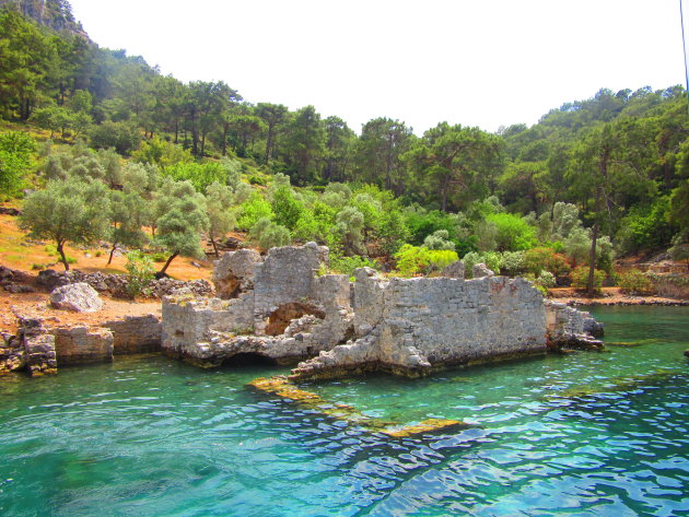 Afgelegen baai bij Gocek