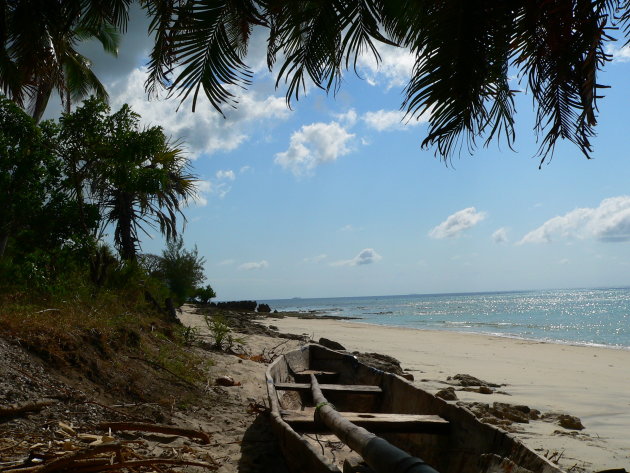 strand met boot