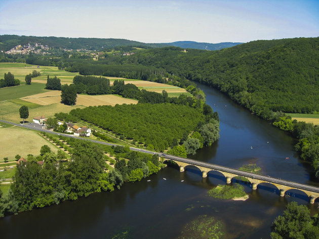 Zicht op de Dordogne