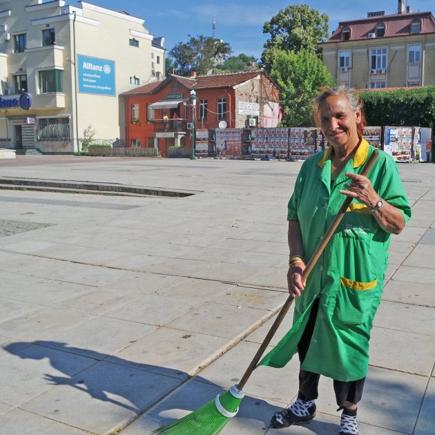 stadsreiniging Plovdiv