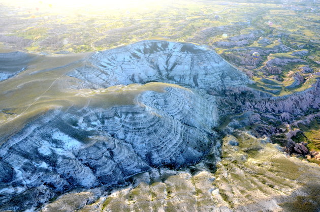 Cappadocië vanuit de lucht.