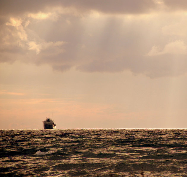 Storm op zee