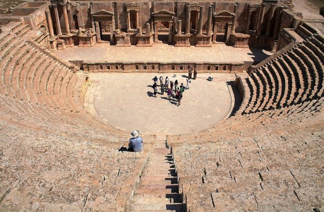 De Eenzame Toeschouwer in Jerash