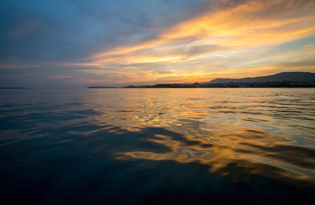 zonsondergang over Split
