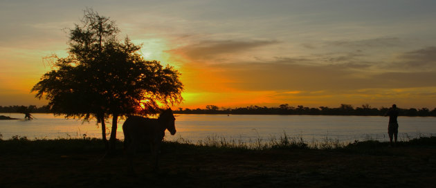 Zonsopkomst in Sanouna