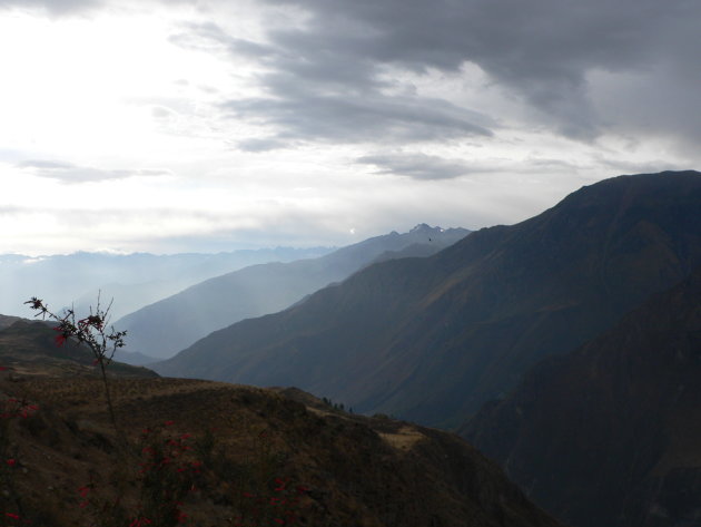 View over the Andes.