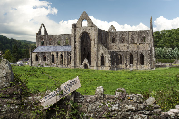 De ruïne van Tintern Abbey