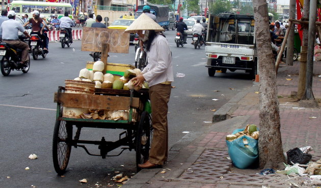 Handel ligt op straat