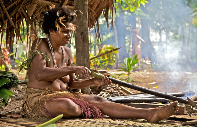 Lap lap, het nationale gerecht van Vanuatu