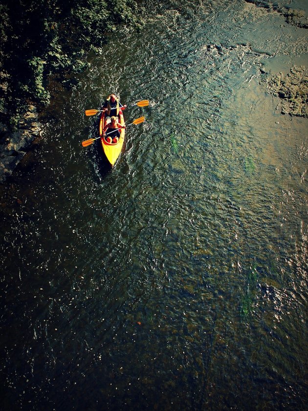 Kayakken op de Ourthe