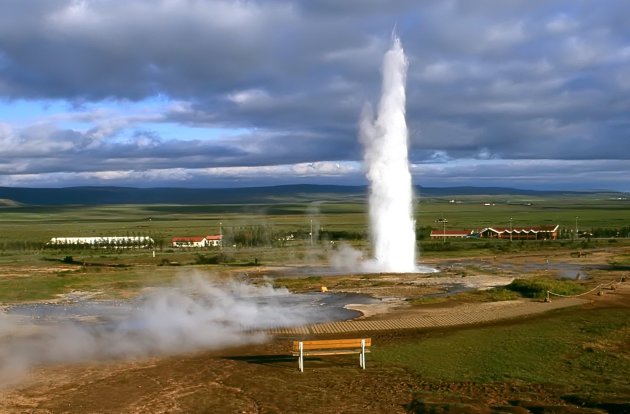 Analoge geyser