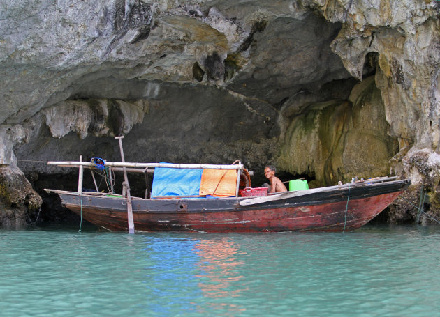 Beschutting in Halong Bay