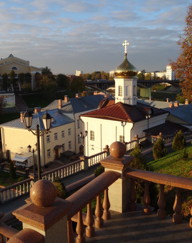 Ochtendzon in Vitebsk