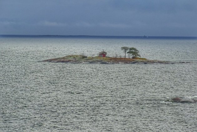 Eilandje voor de Finse kust