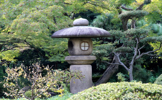 Japanse tuin in de grootste stad ter wereld