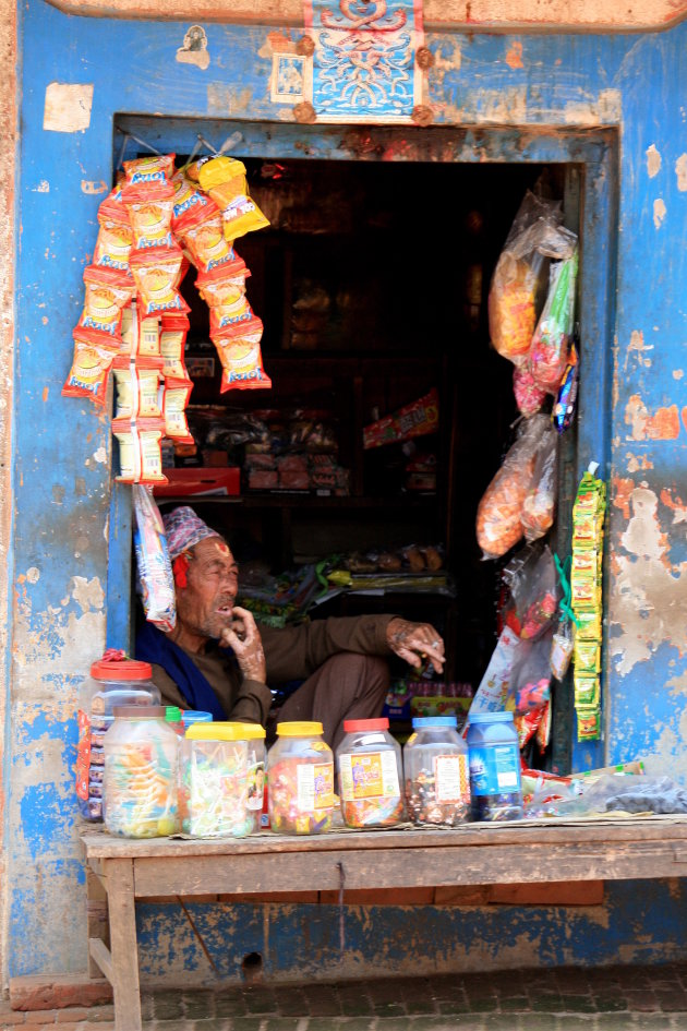 kleine winkels in Kathmandu