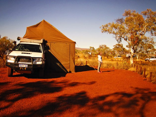 Off the road in West Australië